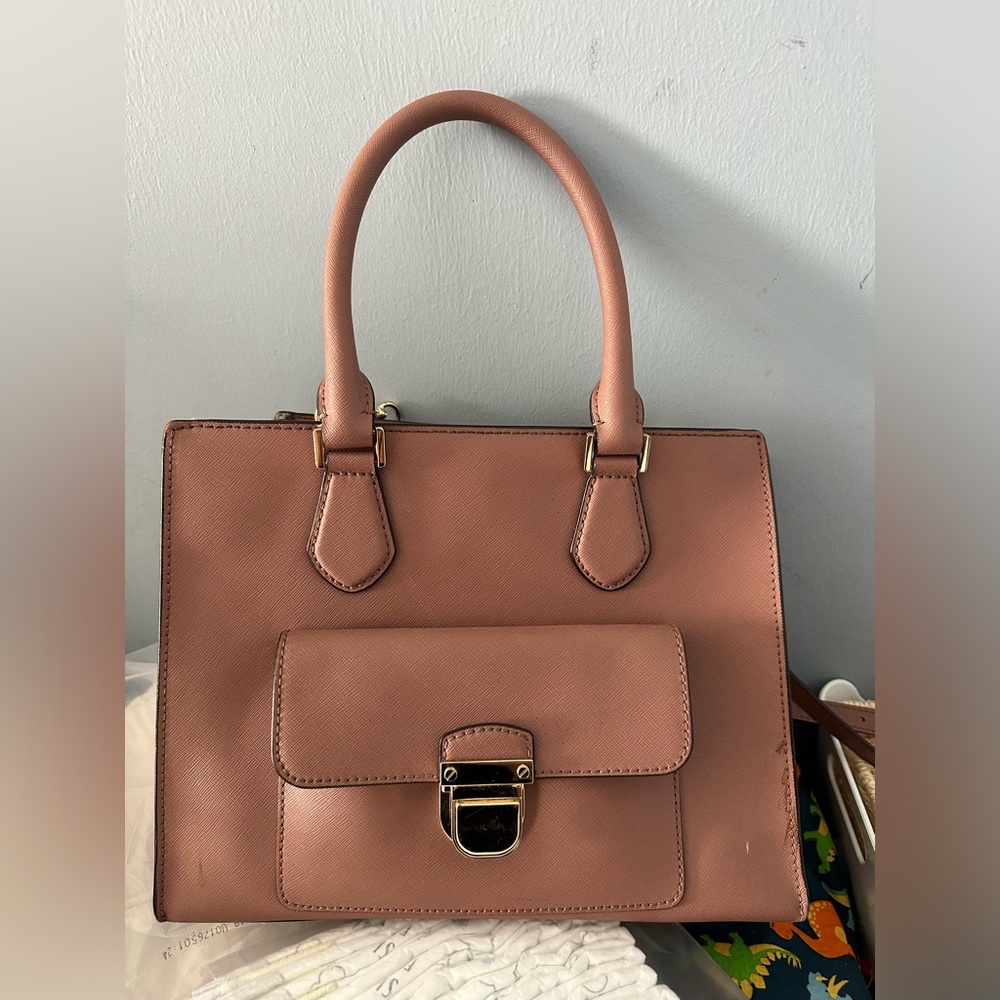 MK rose hand bag